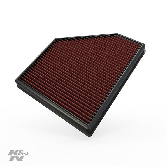 K&N Engine Air Filter: High Performance, Premium, Washable, Replacement Filter: 2016-2019 Chevy Camaro (SS, ZL1) V8, 33-5047
