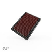 K&N Performance High-Flow Engine Air Filter: Washable, Multi-Layer Protection, Engineered to Boost Horsepower, 33-3096