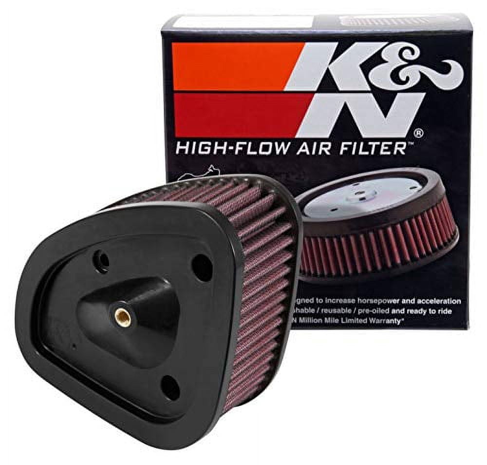 ハーレーダビッドソン用エアーフィルター　K&N HD-1717 K&N HD-1717 Air Filter, High-Flow, Reusable, Fits 2017-2019 Harley