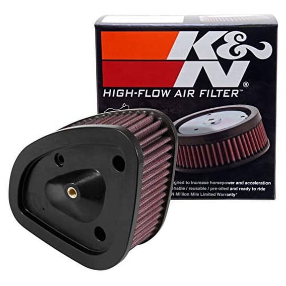 K&N Performance Powersports High-Flow Engine Air Filter: Washable, Multi-Layer Protection, Engineered to Boost Horsepower, HD-1717