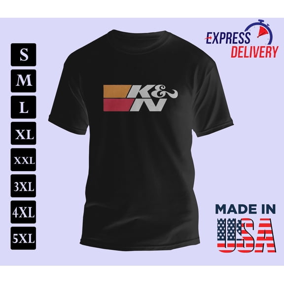K&N High Performance Famous Company Logo T Shirt SIZE S-5XL MADE IN USA
