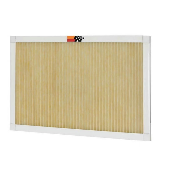 K&N 14x20x1 AC Furnace Air Filter; Lifetime Washable Reusable Filter; Merv 11; Filters Allergies, Pollen, Smoke, Dust, Pet Dander, Mold, Smog, and More; Breathe Clean Fresh Air: HVC-11420