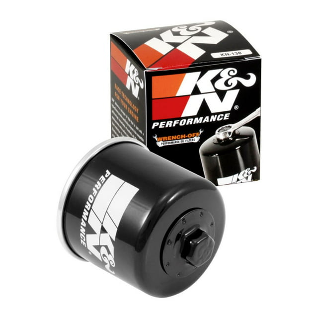 K&N KN-138 Motorcycle Motor Oil Filters: High Performance, Premium ...