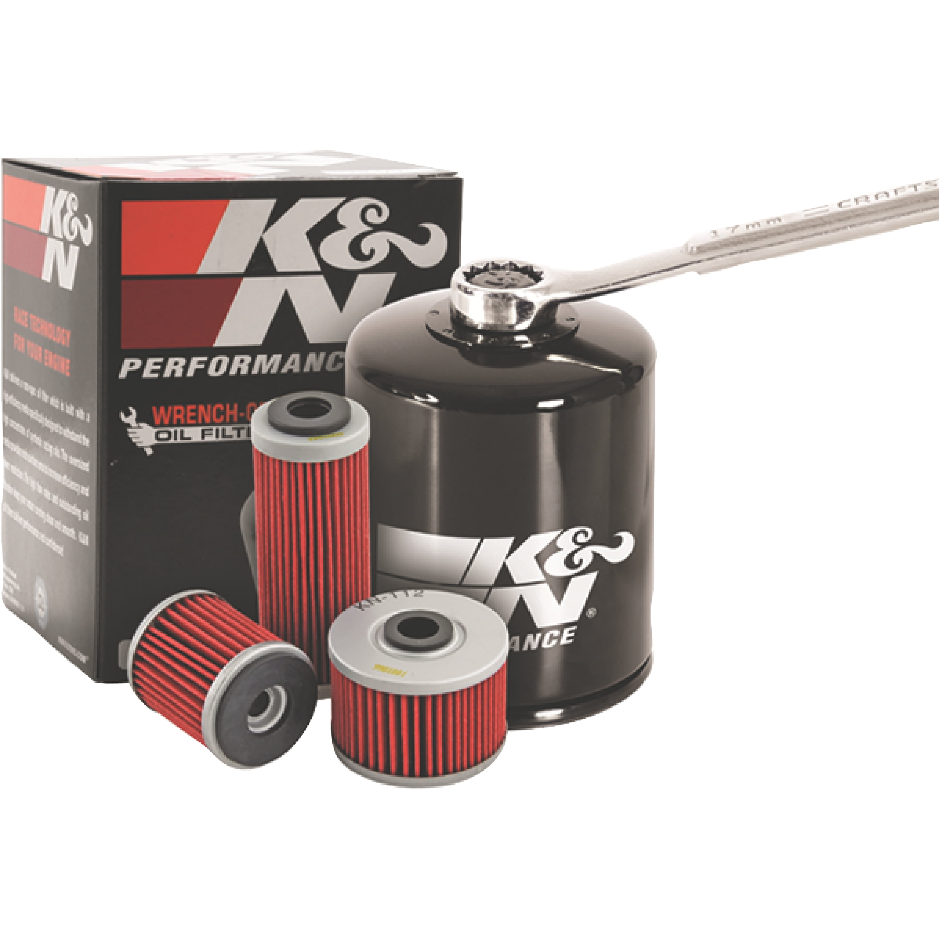 K&N KN-303 High Performance Wrench-Off Motor Oil Filter