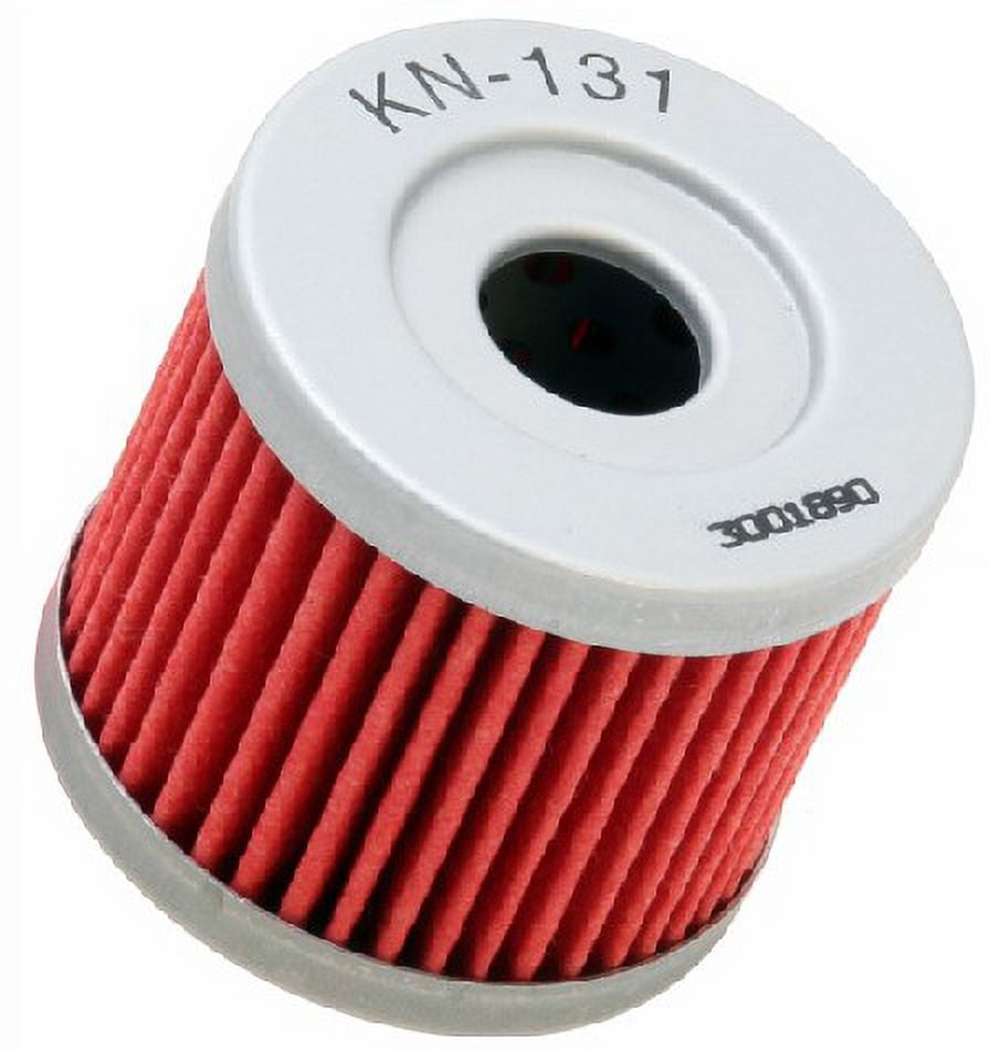 K&N Motorcycle Oil Filter High Performance, Premium, Designed to be used with Synthetic or