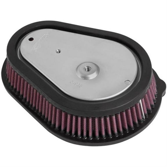 K&N Performance Powersports High-Flow Universal Engine Air Filter: Washable, Multi-Layer Protection, Engineered to Boost Horsepower, E-3975