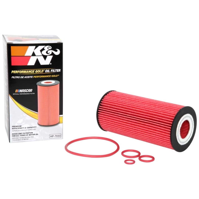 K&N Performance Oil Filter: 20,000 Mile Premium Engine Protection ...