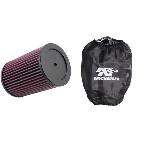 K&N Pre-Charger Wrap and Air Filter Kit for ATV/UTV KAWASAKI KFX450 2013-2014