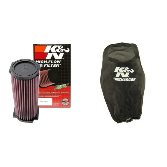 K&N Pre-Charger Wrap and Air Filter Kit for ATV/UTV YAMAHA YFM600FG Grizzly 4x4 2000-2001