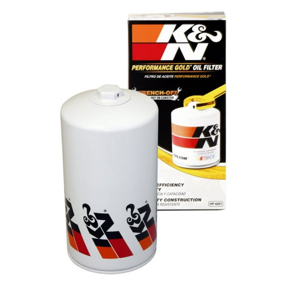 K&N Premium HP-6001 Motor Oil Filter (Designed to Protect your Engine), Fits Select 1994 - 2003 Ford
