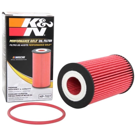 K&N Premium Oil Filter: Designed to Protect your Engine: Fits Select BUICK/CHEVROLET/GMC/HOLDEN Vehicle Models (See Product Description for Full List of Compatible Vehicles), HP-7027
