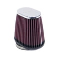 thumbnail image 1 of K&N RC-2900 Universal Oval Replacement Part Air Filter - Chrome End Cap, 1 of 9
