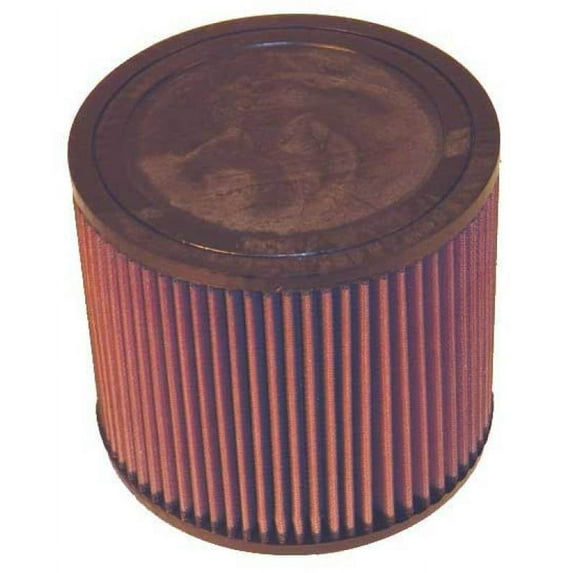 K&N RD-1450 Universal Clamp-On Air Filter: Round Straight; 4 in (102 mm) Flange ID; 6 in (152 mm) Height; 7 in (178 mm) Base; 7 in (178 mm) Top