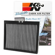 K&N Performance Cabin Air Filter: Lifetime, Washable, Engineered to Maximize Airflow, VF2040