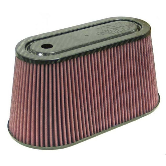 K&N Universal Air Filter: High Performance, Premium, Replacement Engine Filter: Flange Diameter: 3.875 In, Filter Height: 6 In, Flange Length: 0.9375 In, Shape: Oval Straight, RP-5070