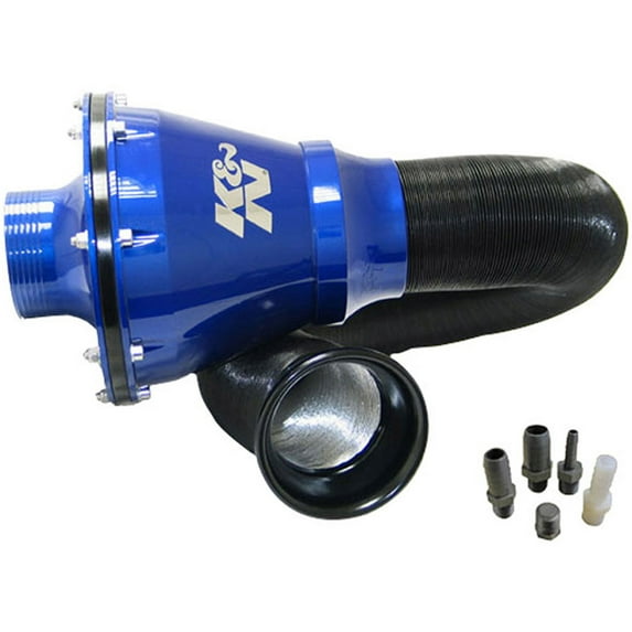 K&N Universal Air Intake System: High Performance, Premium, Guaranteed to Increase Horsepower: Filter Height: 4.875 In, Filter Shape: Round Reverse Tapered, RC-5052AL