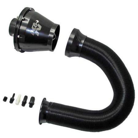 K&N Universal Air Intake System: Flange Diameter: 2.75 In, Filter Height: 4.875 In, Shape: Round Reverse Tapered, RC-5052AB