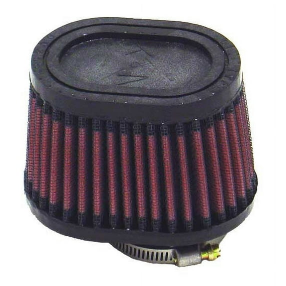 K&N Universal Clamp-On Air Filter: High Performance, Premium, Replacement Engine Filter: Flange Diameter: 1.75 In, Filter Height: 2.75 In, Flange Length: 0.625 In, Shape: Oval Straight, RU-2450