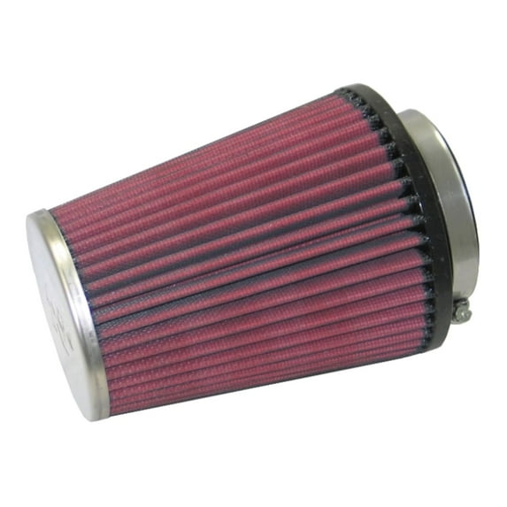 K&N Universal Clamp-On Air Filter: High Performance, Premium, Replacement Engine Filter: Flange Diameter: 2.5 In, Filter Height: 5.9375 In, Flange Length: 0.8125 In, Shape: Round Tapered, RC-9360