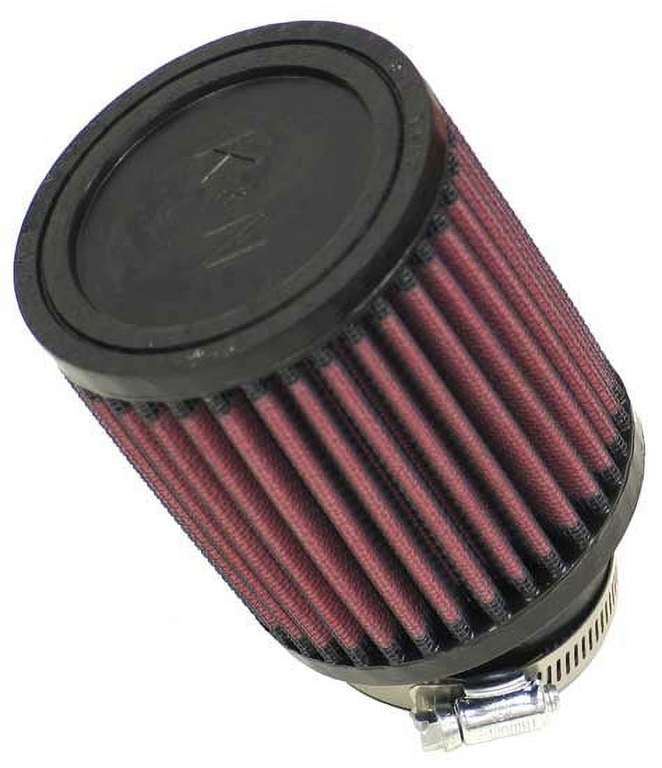 K&N Universal Clamp-On Air Filter: High Performance, Premium, Washable, Replacement Engine Filter: Flange Diameter: 2.25 In, Filter Height: 4 In, Flange Length: 1 In, Shape: Round, RU-1700