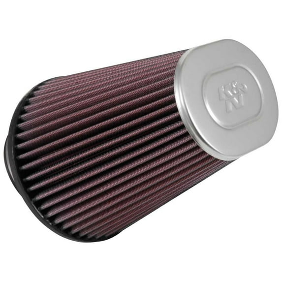 K&N Universal Clamp-On Air Filter: High Performance, Premium, Washable, Replacement Filter: Flange Diameter: 3.5 In, Filter Height: 7 In, Flange Length: 1.75 In, Shape: Oval Straight, RF-1033