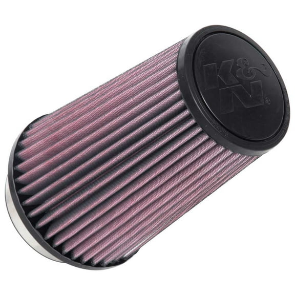 K&N Universal Clamp-On Air Filter: High Performance, Premium, Washable, Replacement Filter: Flange Diameter: 3.5 In, Filter Height: 8 In, Flange Length: 1.25 In, Shape: Round Tapered, RU-1045