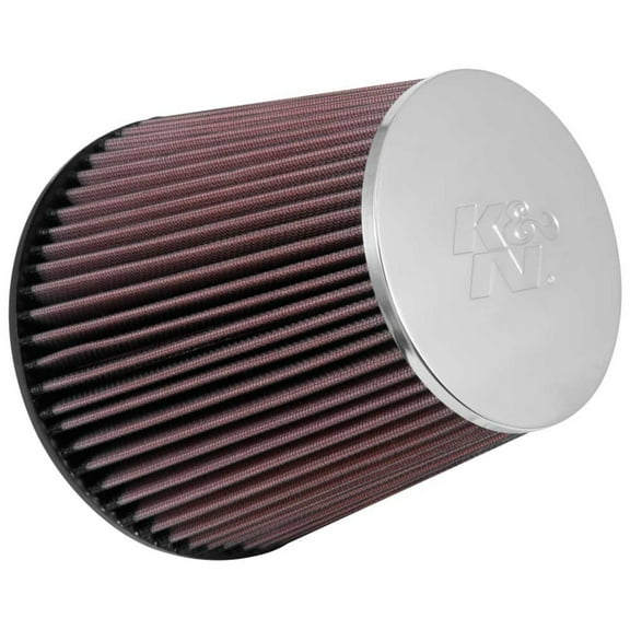 K&N Universal Clamp-On Air Filter: High Performance, Premium, Washable, Replacement Filter: Flange Diameter: 3.875 In, Filter Height: 7 In, Flange Length: 1.5 In, Shape: Round Tapered, RF-1029