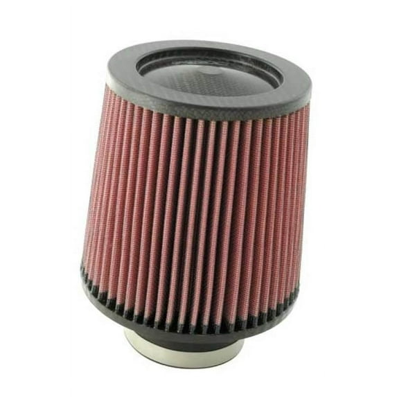 K&N Universal Clamp-On Air Filter: High Performance, Premium, Washable, Replacement Filter: Flange Diameter: 3 In, Filter Height: 6 In, Flange Length: 1.75 In, Shape: Round Tapered, RF-1047