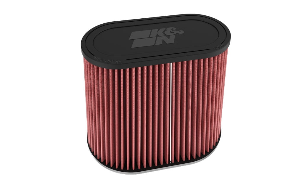 K&N Performance High-Flow Universal Engine Air Filter: Washable, Multi-Layer Protection, Engineered to Boost Horsepower, RU-6104