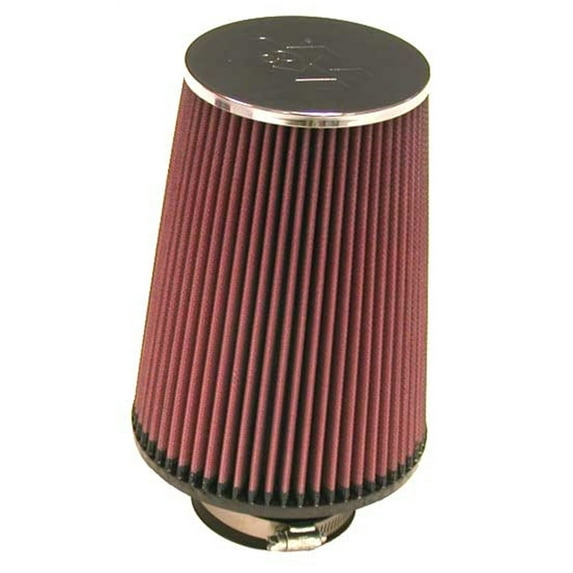 K&N Universal Clamp-On Air Filter: High Performance, Premium, Washable, Replacement Filter: Flange Diameter: 3 In, Filter Height: 8 In, Flange Length: 1.75 In, Shape: Round Tapered, RC-5106