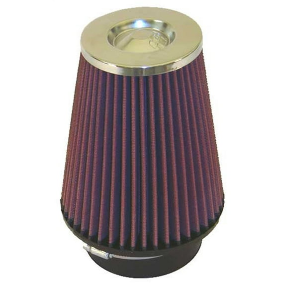 K&N Universal Clamp-On Air Filter: High Performance, Premium, Washable, Replacement Filter: Flange Diameter: 4 In, Filter Height: 7 In, Flange Length: 1.75 In, Shape: Round Tapered, RC-4680