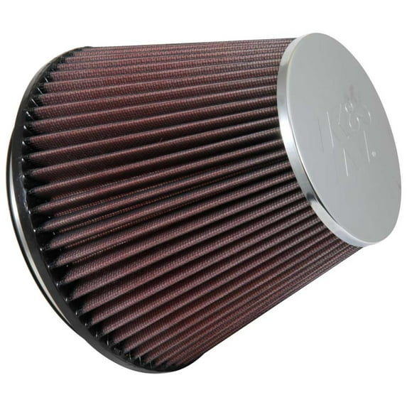 K&N Universal Clamp-On Air Filter: High Performance, Premium, Washable, Replacement Filter: Flange Diameter: 6 In, Filter Height: 6.5 In, Flange Length: 0.625 In, Shape: Round Tapered, RC-5107