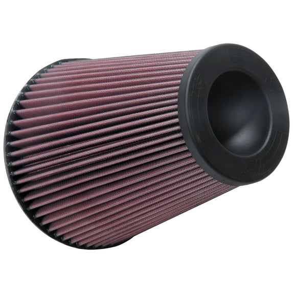K&N Universal Clamp-On Air Filter: High Performance, Premium, Washable, Replacement Filter: Flange Diameter: 6 In, Filter Height: 9 In, Flange Length: 0.625 In, Shape: Round Tapered, RC-50460