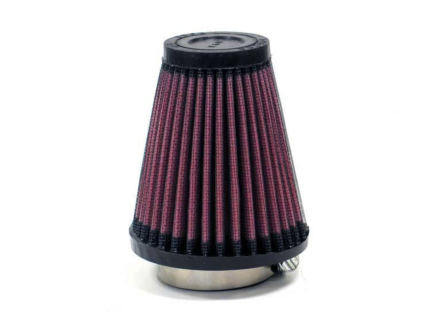 K&N Universal Clamp-On Air Intake Filter: High Performance Premium,  Washable, Replacement Filter: Flange Diameter: 4 In, Filter Height: 5.5 In,  Flange