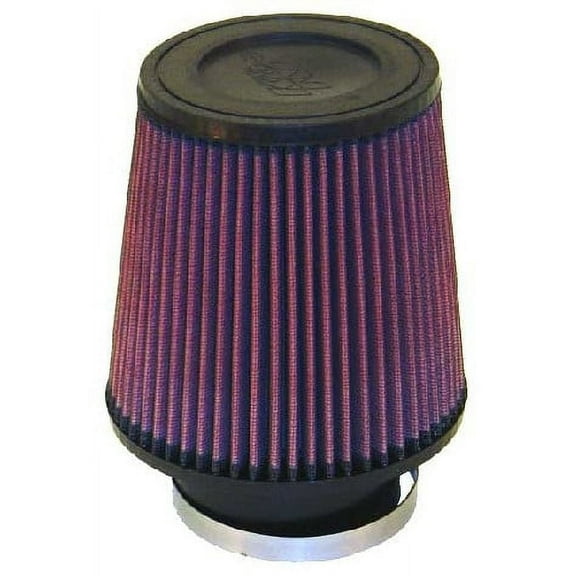 K&N Universal Clamp-On Engine Air Filter: Washable and Reusable: Round Tapered; 3.5 in (89 mm) Flange ID; 6 in (152 mm) Height; 6 in (152 mm) Base; 4.625 in (117 mm) Top, RE-0950