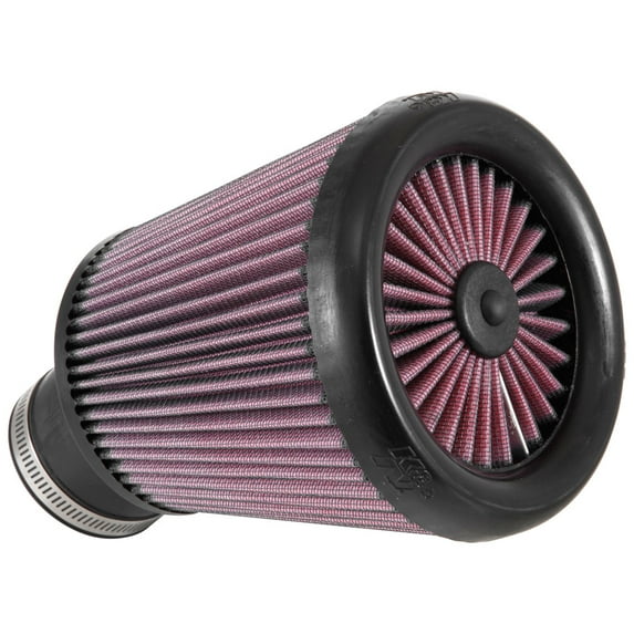 K&N Universal X-Stream Clamp-On Air Filter: High Performance, Premium, Replacement Filter: Flange Diameter: 2.4375 In, Filter Height: 6.5625 In, Flange Length: 2.875 In, Shape: Round, RX-3770