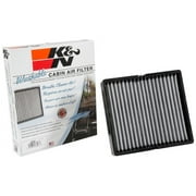 K&N Performance Cabin Air Filter: Lifetime, Washable, Engineered to Maximize Airflow, VF2057