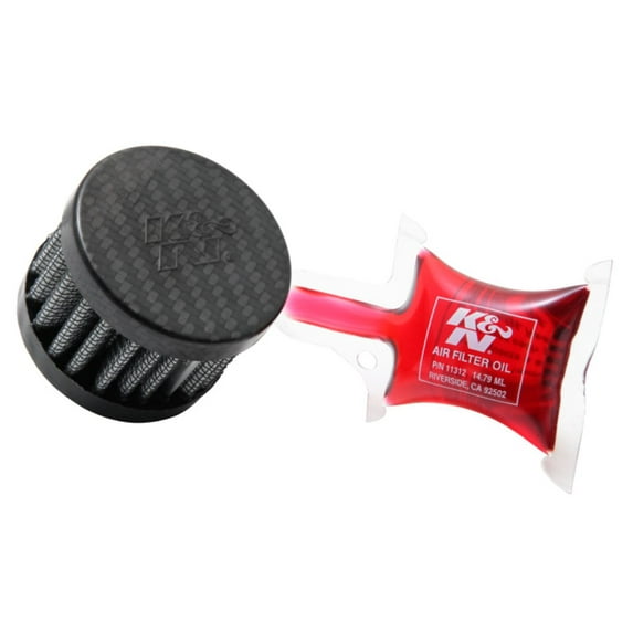 K&N Vent Air Filter/ Breather: High Performance, Premium, Washable, Replacement Engine Filter: Flange Diameter: 0.375 In, Filter Height: 1.5 In, Flange Length: 0.375 In, Shape: Round, 62-1570