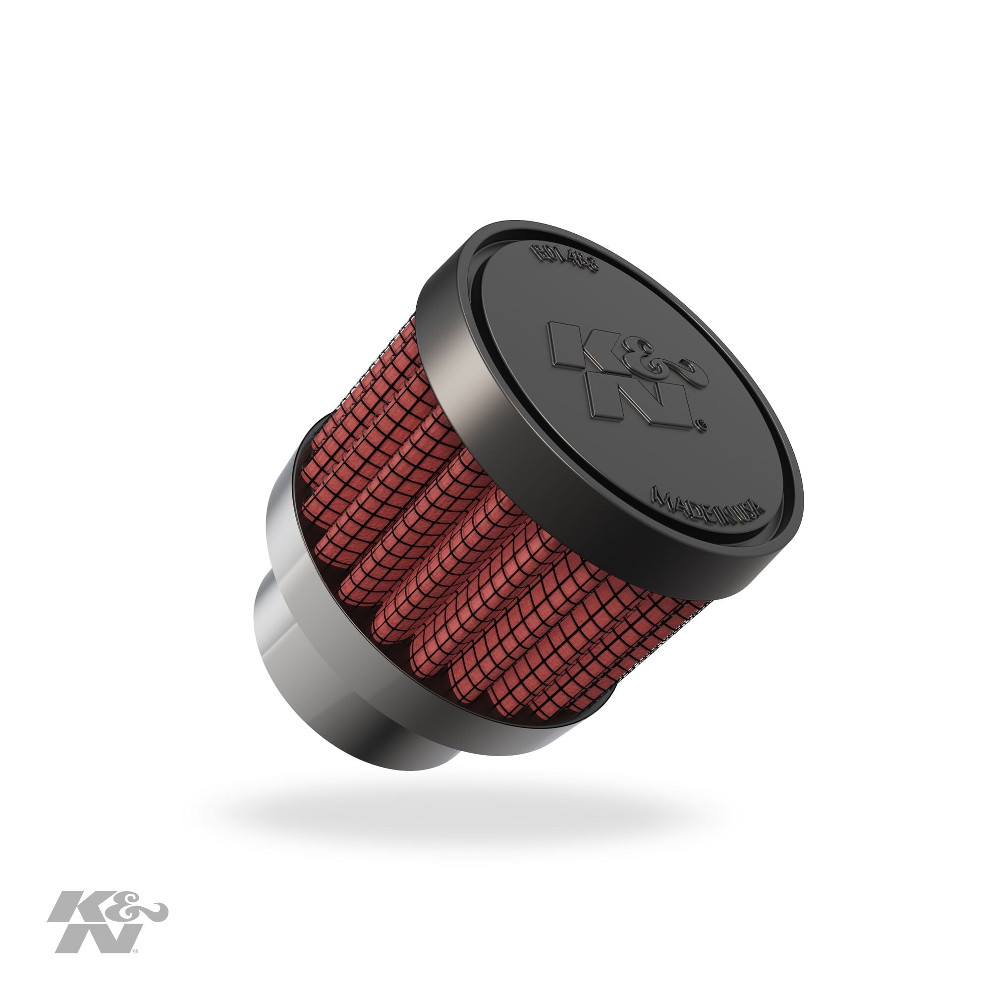 K\u0026N Vent Air Filter / Breather: Washable and Reusable: 0.75 in (19 mm) Flange ID; 1.125 in (29 mm) Height; 1.375 in (35 mm) Base; 1.375 in (35 mm) Top , 62-1560