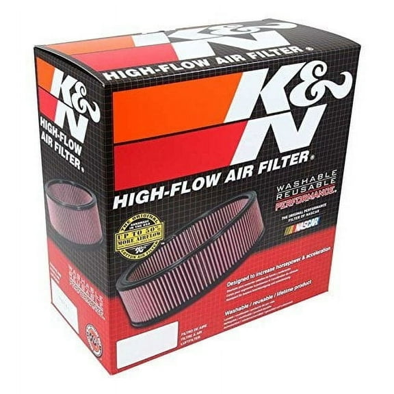 K&N engine air filter, washable and reusable: 2014-2019 Chevrolet Corvette, Corvette Z06, and Corvette ZR1 E-0665