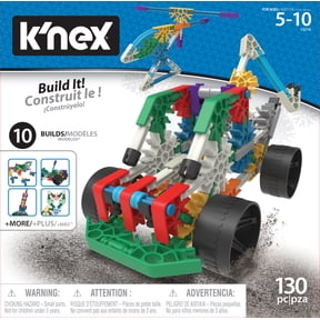 K'NEX 10 Model Building Set - Ages 5+ - 130 pcs Creative STEM Toy