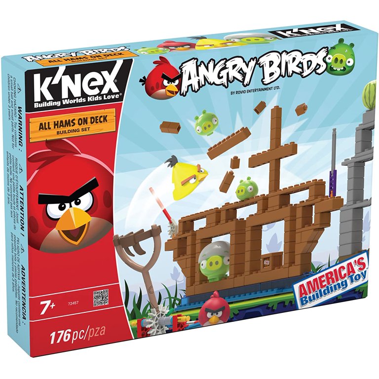 K NEX Angry Birds All Hams On Deck Building Set