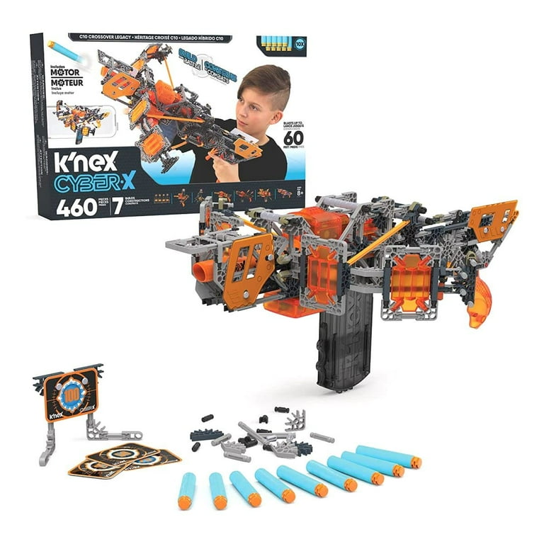 K NEX Cyber X C10 Crossover Legacy with Motor Blasts up to 60 ft