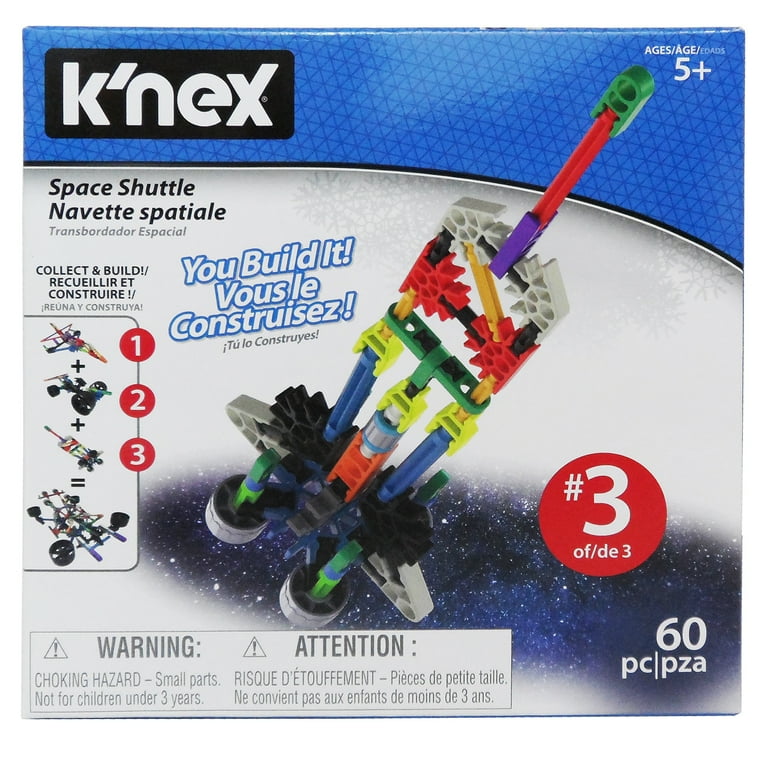 K'nex 17021 Imagine Set Space Shuttle Construction-60 Pieces-Ages