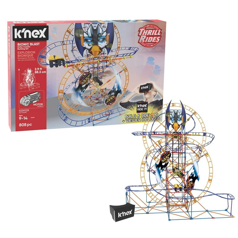 Knex bionic blast roller coaster on sale