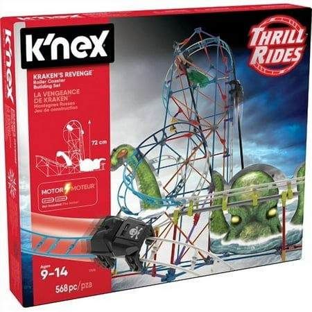 K'NEX Thrill Rides-Kraken's Revenge Roller Coaster Building Set-Ages 9+ -Engineering Education Toy