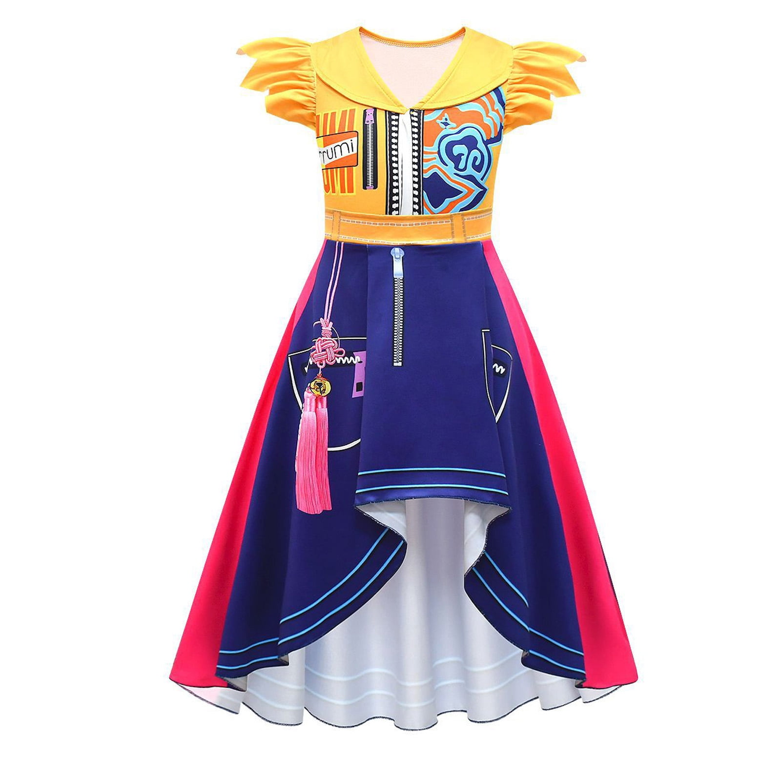 Costume Cosplay K-Pop Cacciatore Per Bambina – Completo Demone Nero E Oro, 2 O 3 Pezzi, Taglie 120-150, Per Carnevale E Halloween