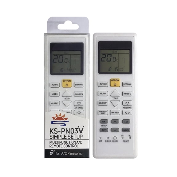 K PN1122 Universal Remote Control Device Compatible With All National Air Conditioner Systems