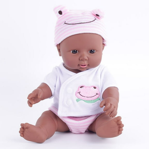 K Pink Soft Emulated Baby Doll For Children 30 Cm Waterproof Vinyl Bath Toy