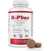 PHS K-Plus Potassium Citrate with Cranberry Supplement, 100 Tablets